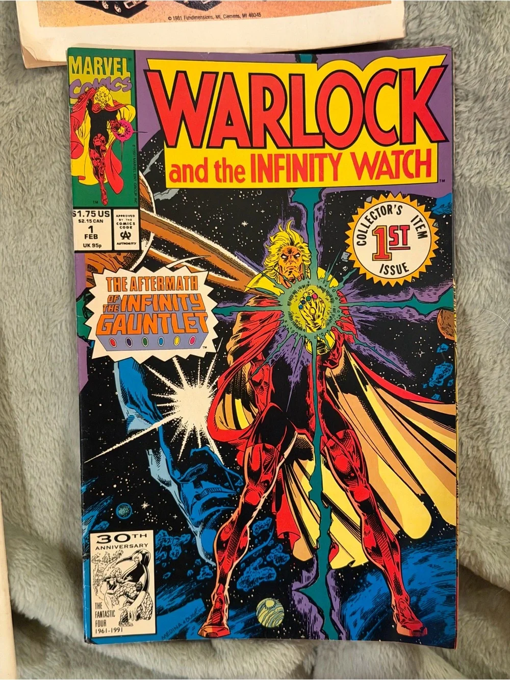 VTG 90s DC The Warlord Comic plus WarLock By Marvel